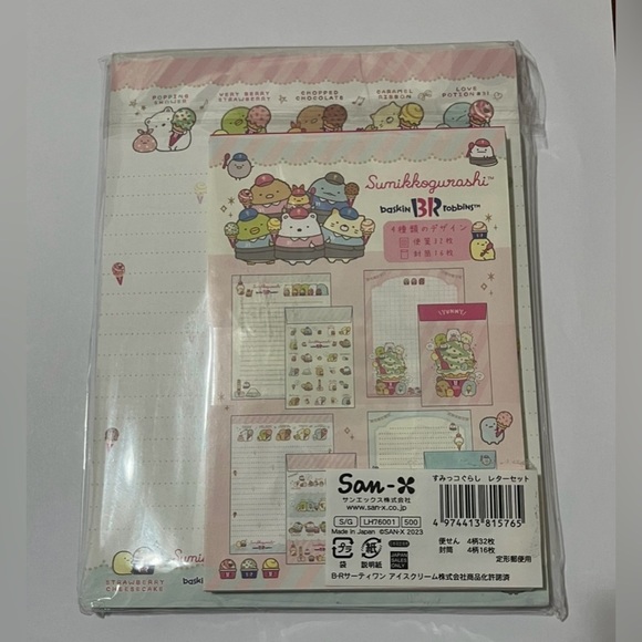 Sumikko Gurashi Baskin Robbin’s Letter Set - Picture 3 of 6